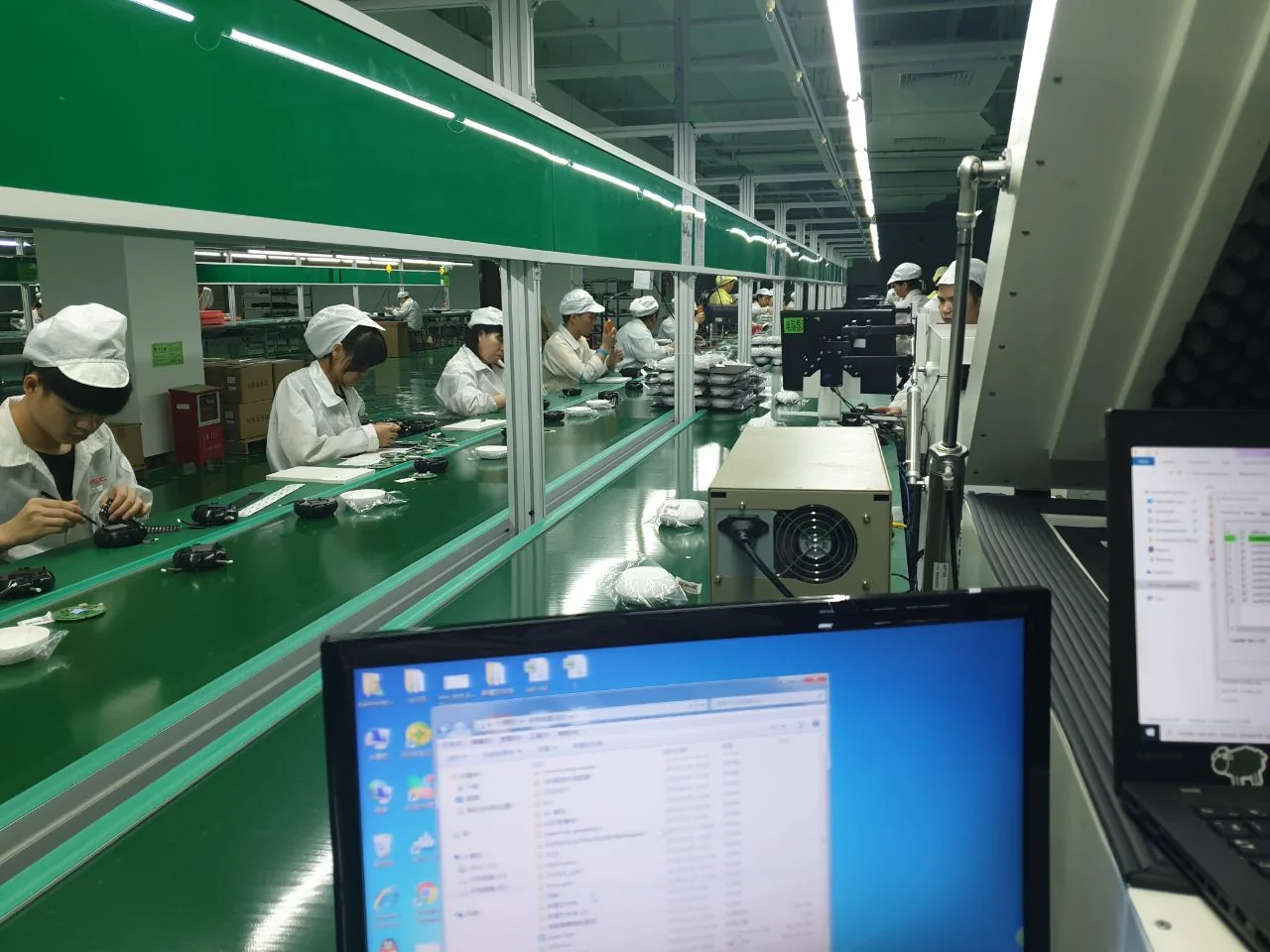 Electronics assembly line in Shenzhen